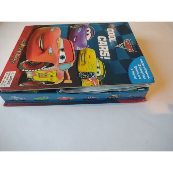 COOL CARS by MY BUSY BOOKS with 12 cars and play mat Pixar Disney Cars 2 Set JD - Picture 8 of 11